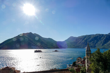 European Landscape View in Montenegro , taken in kotor montenegro, europe