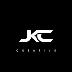 JKC Letter Initial Logo Design Template Vector Illustration