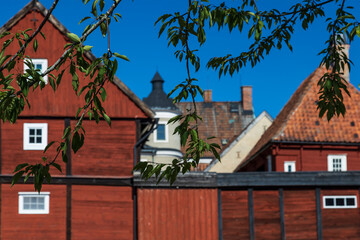 Historical architecture in Ronneby Sweden