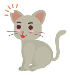 去勢手術と耳カットをした地域猫の男の子