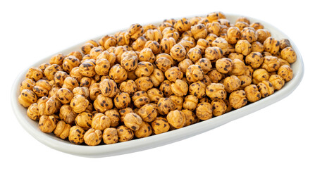 roasted chickpea isolated on white background