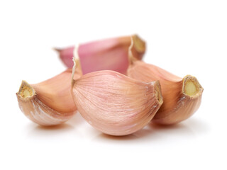 garlic isolated on white background