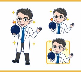 爆発物を持っている医者