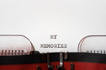 My memories text