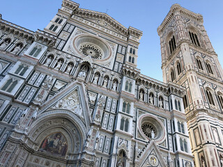 Fototapeta premium Exterior of the Cathedral Santa Maria del Fiore in Florence, Tuscany, Italy