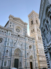 Fototapeta premium Exterior of the Cathedral Santa Maria del Fiore in Florence, Tuscany, Italy