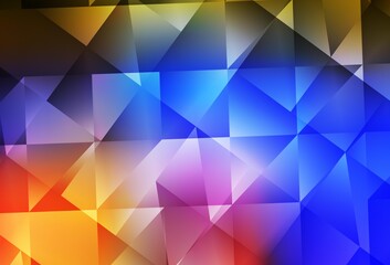 Obraz premium Light Multicolor vector low poly texture.