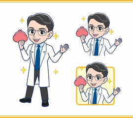 お金の心配をしている医者