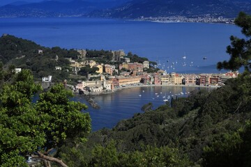 Fototapeta na wymiar Bay of Silence, Sestri Levante, Liguria, Italy