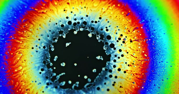 Rainbow colored abstract background in motion