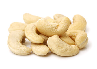 cashew nuts isolated on white background