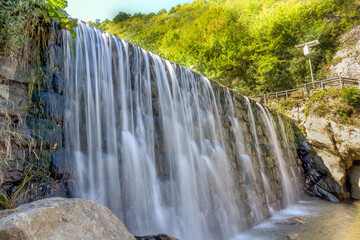 Obraz premium waterfall in the woods