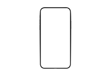 Smartphone Mockup, Highly Detailed iphon Isolated for Infographic Global Business  web site design app - include clipping pat