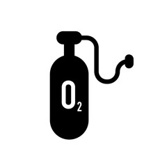 Oxygen icon. Vector sign