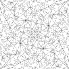Background of geometric facets. Modern black and white vector pattern.