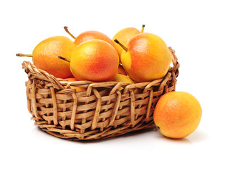 nanguo pear on white background