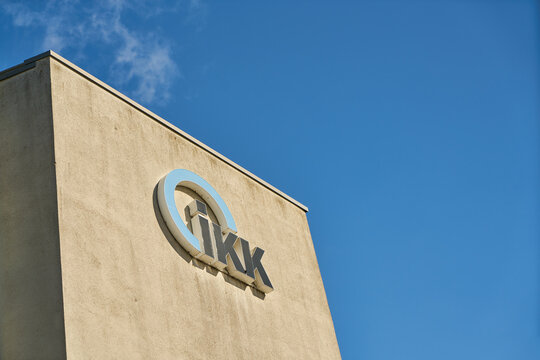 ROSTOCK, Germany, July 2020: Logo of IKK insurance