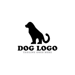 Dog logo icon vector template.