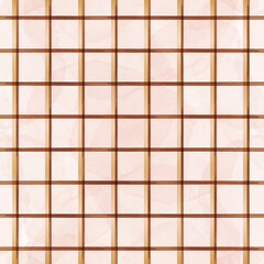 Vector pink rose gold lines mesh seamless pattern
