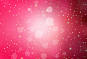 Light Red vector texture in birthday style.