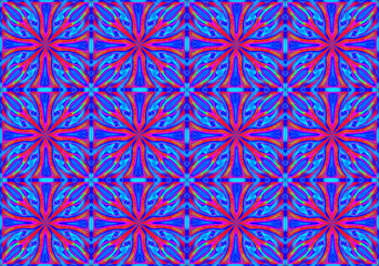 seamless pattern with flowers