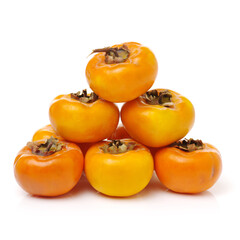 persimmon isolated on white background