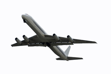 Classic quad jet isolated on white