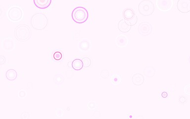 Light Purple, Pink vector layout with circle shapes.