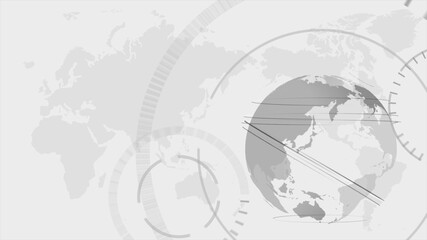 白黒のデジタルネットワークイメージ背景