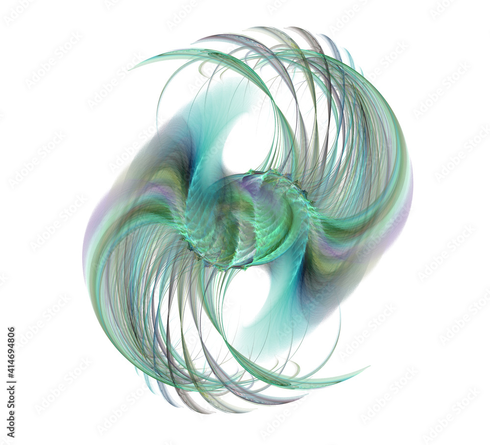 Poster an abstract computer generated modern fractal design. abstract fractal color texture. digital art. a