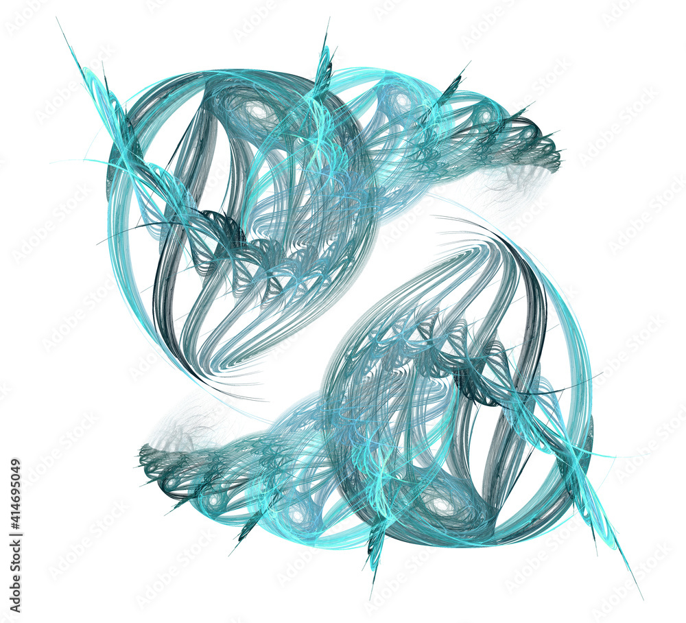 Poster an abstract computer generated modern fractal design. abstract fractal color texture. digital art. a