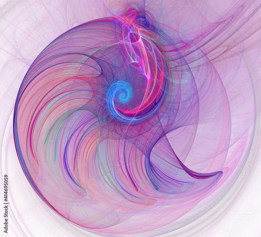 Poster an abstract computer generated modern fractal design. abstract fractal color texture. digital art. a