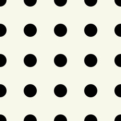 Polka dots a seamless pattern. Pop art background design. Comic dot background. Vector