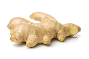 ginger root isolated on white