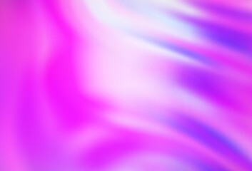 Light Purple, Pink vector blurred shine abstract template.