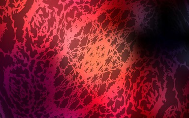 Dark Red vector doodle blurred texture.