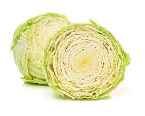 cabbage isolated on white