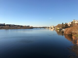 Fototapeta premium Vista sobre o Mondego em Coimbra