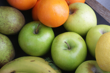 fresh fruits and vegetables from the market