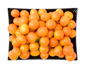 kumquat on white background