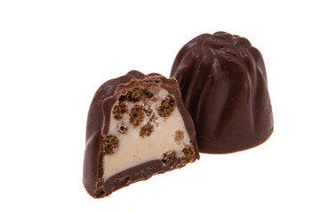 chocolate candy isolated