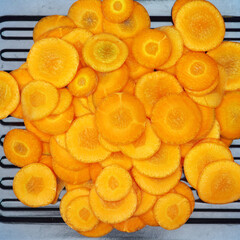 Fresh carrot  background