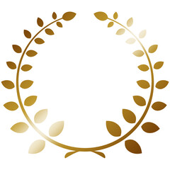 月桂樹のフレームA　ゴールド