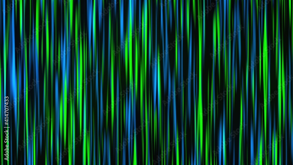 Poster many fast vertical lines, 3d rendering. computer generated colorful curtain and abstract holographic