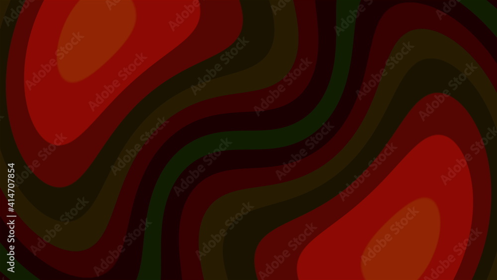 Poster 3d rendering abstract background. computer generated beautiful flickery wavy surface with colorful s