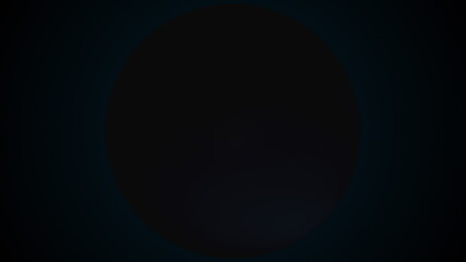 3D rendering, abstract background neon rays. Sphere illuminated by bright flashes of point light at different angles, computer generated