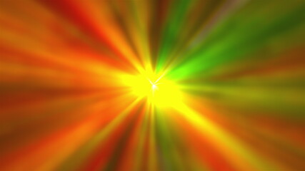 Computer generated backdrop from bright rays of light, 3d rendering