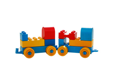 Naklejka premium Children's constructor, toy