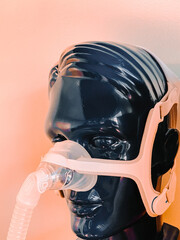 New cpap mask for sleep apnea on model 