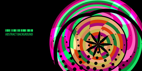 Geometric colorful abstract background vector template